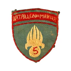 insigne Bataillon de marche du 5e régiment étranger d'infanterie