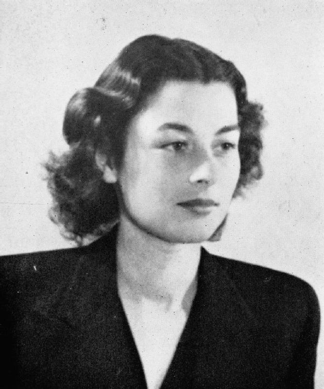 Portrait de Violette Szabo, 1944.