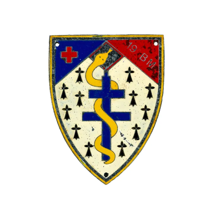 Face insigne 19e bataillon médical