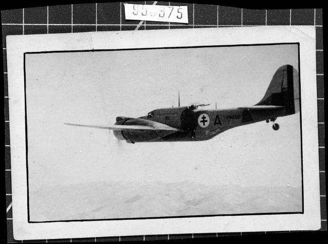 Glenn Martin 187 Baltimore piloté par le sergent Philippe Darrasse le 8 mai 1945 du groupe de bombardement 1/17 « Picardie ».